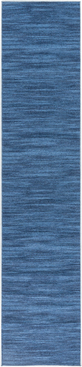 Nourison Blue Machine Washable Rug - 2'2" x 8'