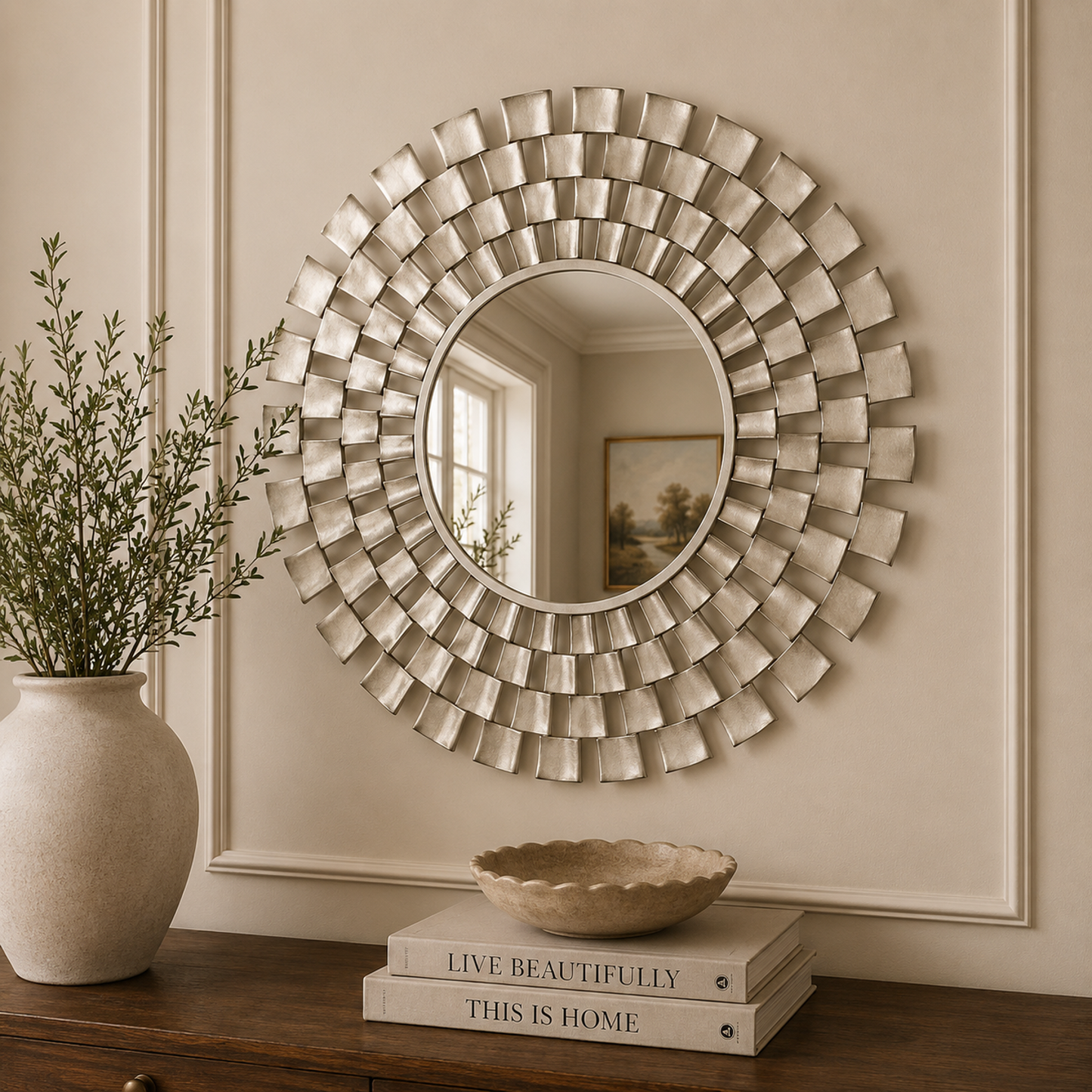 Chequers Wall Mirror - Main