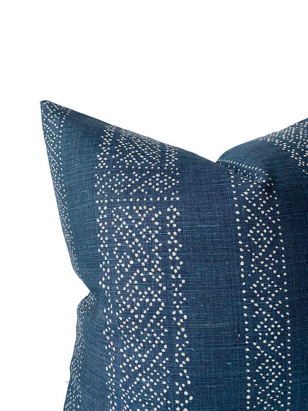 Miguel Pillow in Indigo