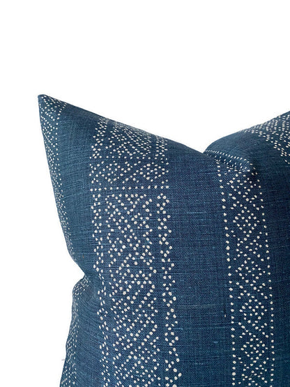 Miguel Pillow in Indigo