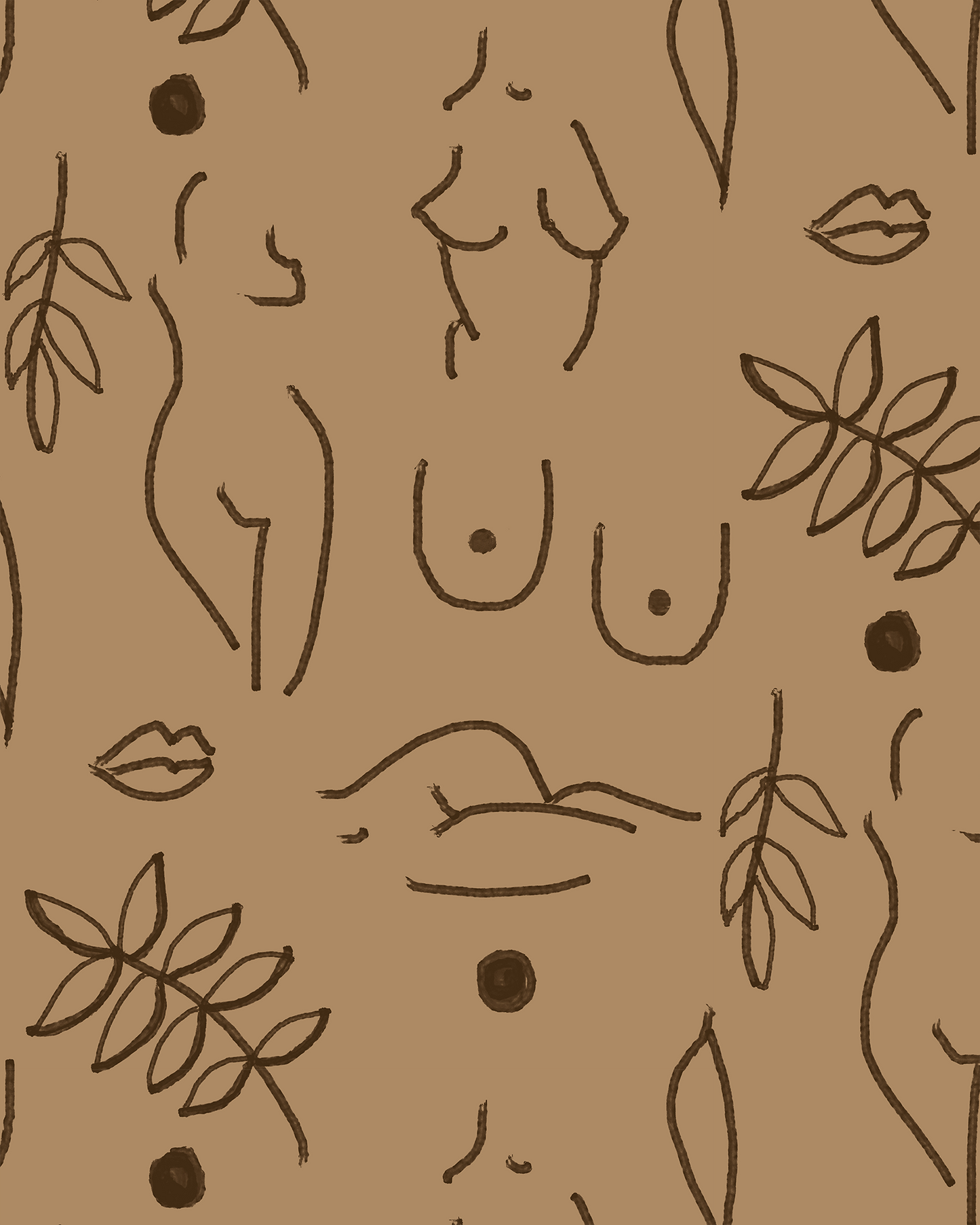 Neutral Nudes Wallpaper, coco