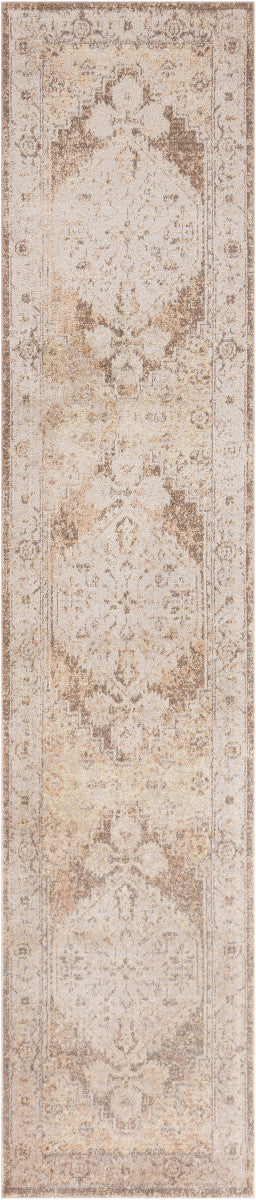 Nourison Astra Beige Pet Friendly Machine Washable Rug - 2'2" x 8'