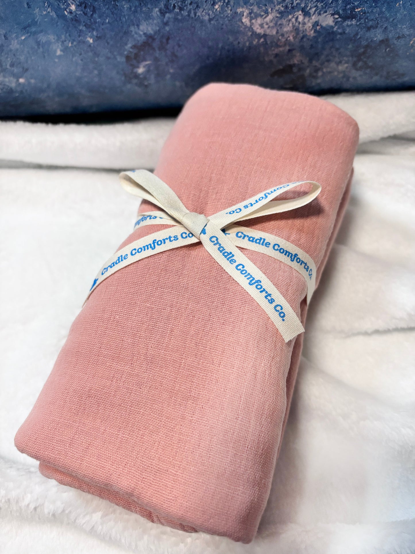 Organic Cotton Gauze Muslin Swaddle Blanket