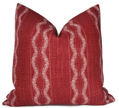 Zanzibar Pillow in Red