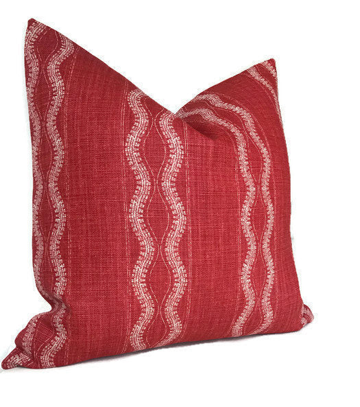Zanzibar Pillow in Red