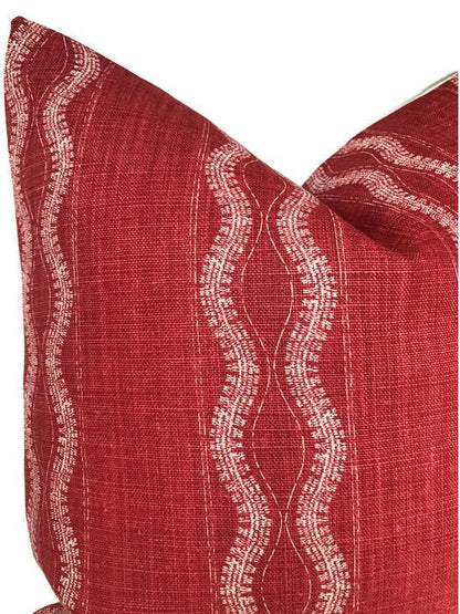 Zanzibar Pillow in Red