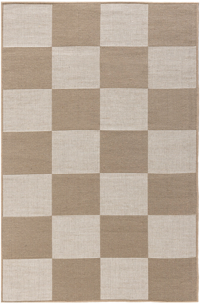 Nourison Modern Jute Natural & Ivory Machine Washable Rug - 3'11" x 5'11"