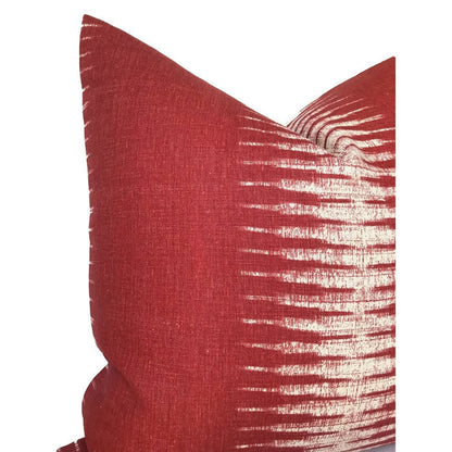 Ikat Pillow in Pomegranate