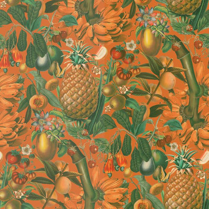 Juicy Fruit Wallpaper, orange and green