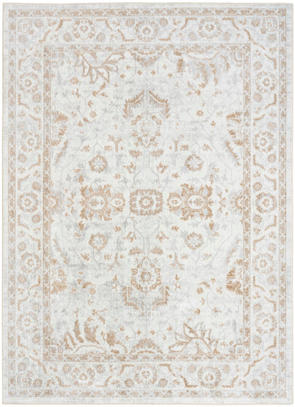 Nourison Astra Grey Pet Friendly Machine Washable Rug - 5'3" x 7'