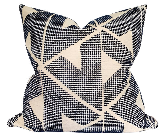 Sierra Pillow in Indigo Blue