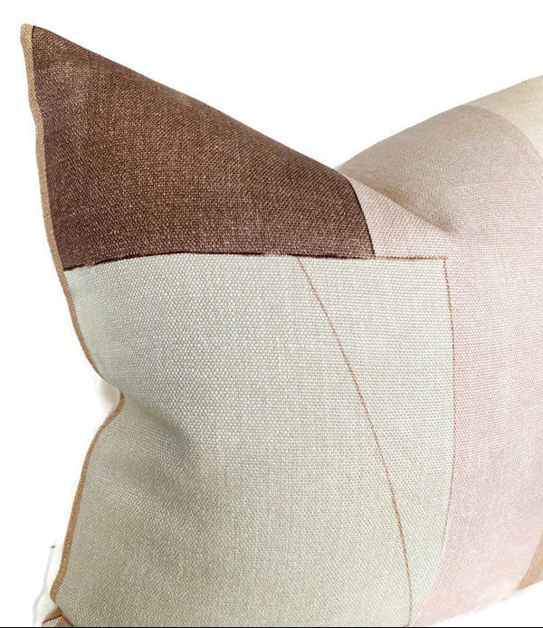District Pillow in Silt Brown