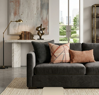 Simpatico Pillow in Terracotta
