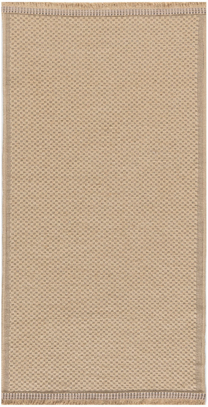 Nourison Jute Loom Woven Natural Machine Washable Rug - 2' x 4'