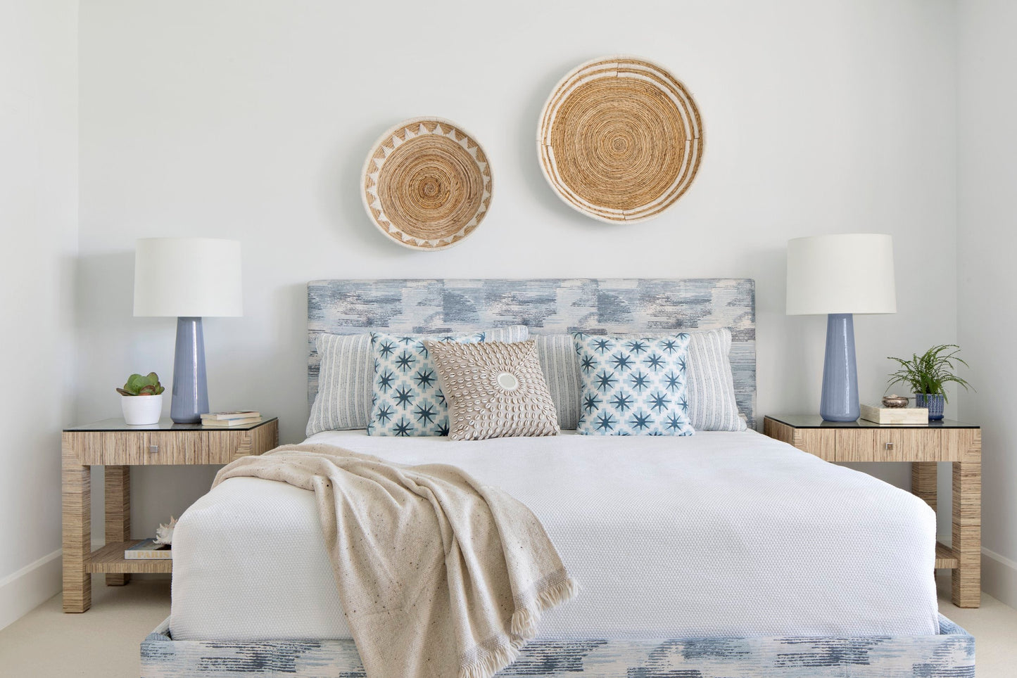 Starburst Pillow in North Blue/Blue