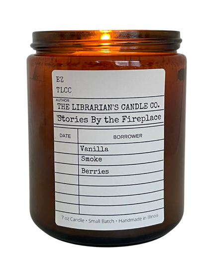 Stories by the Fireplace Candle