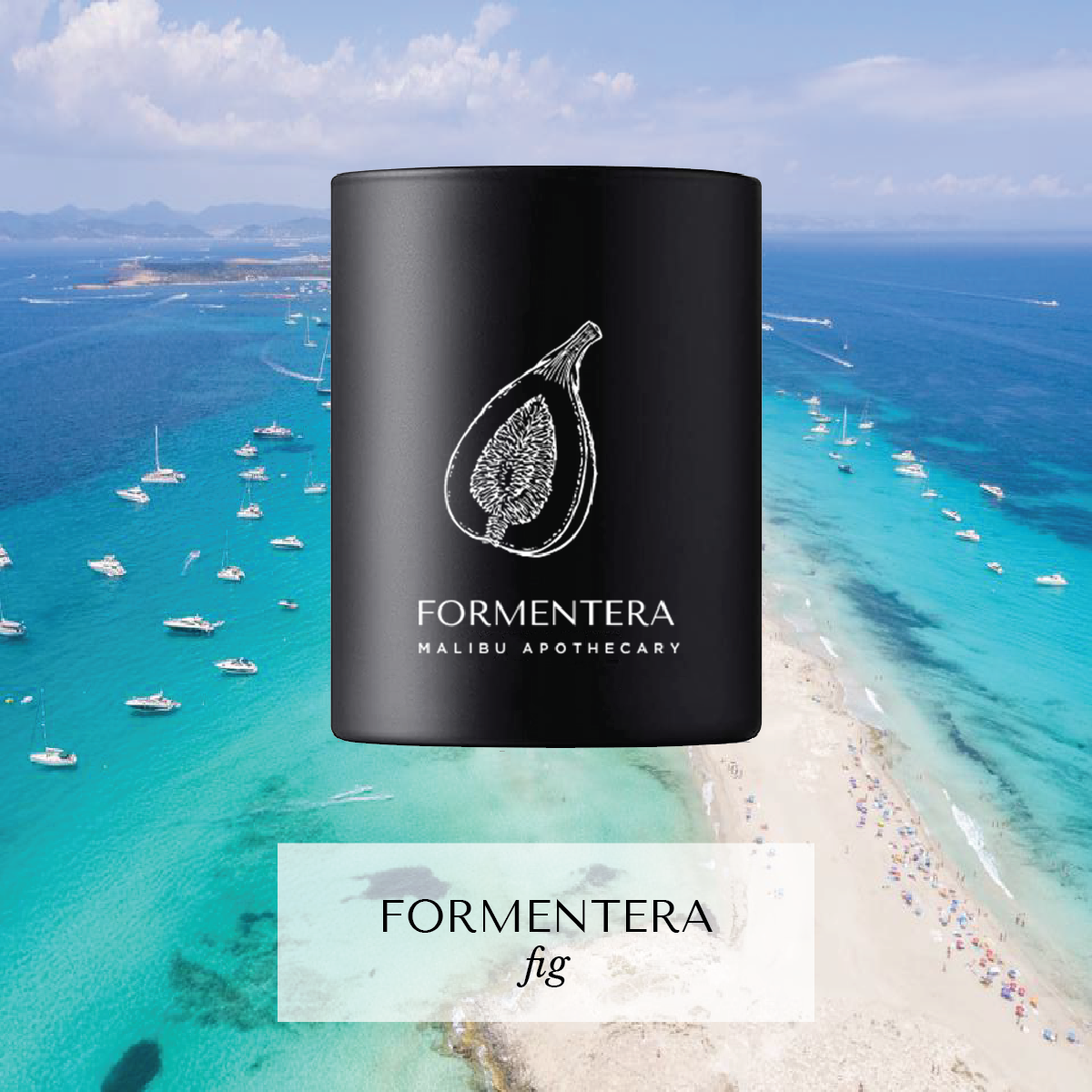 Matte Black Votive Candle