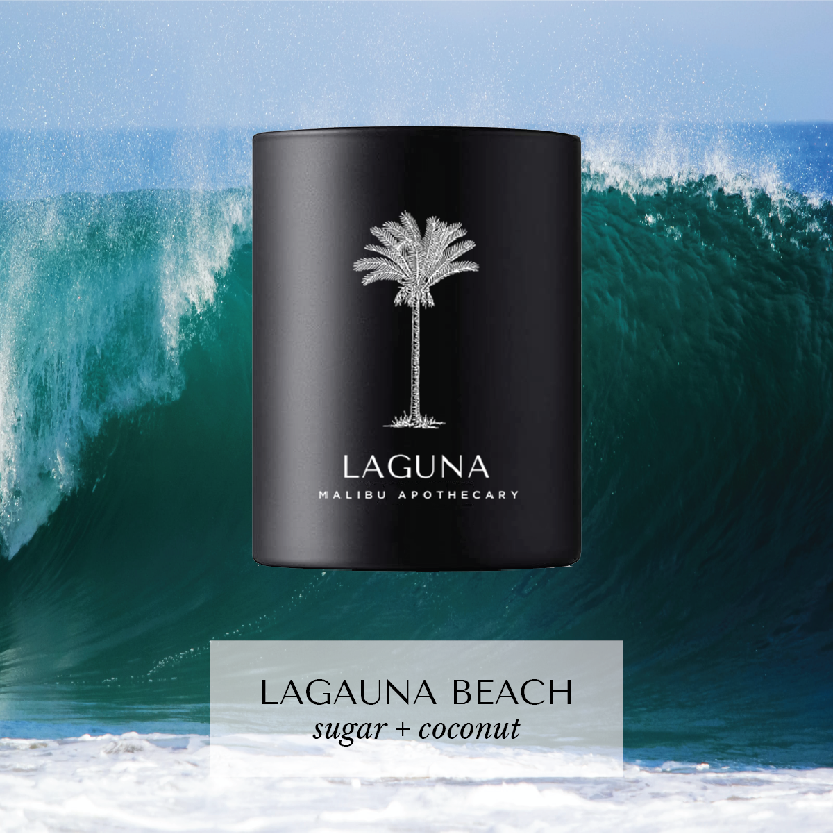 Matte Black Votive Candle