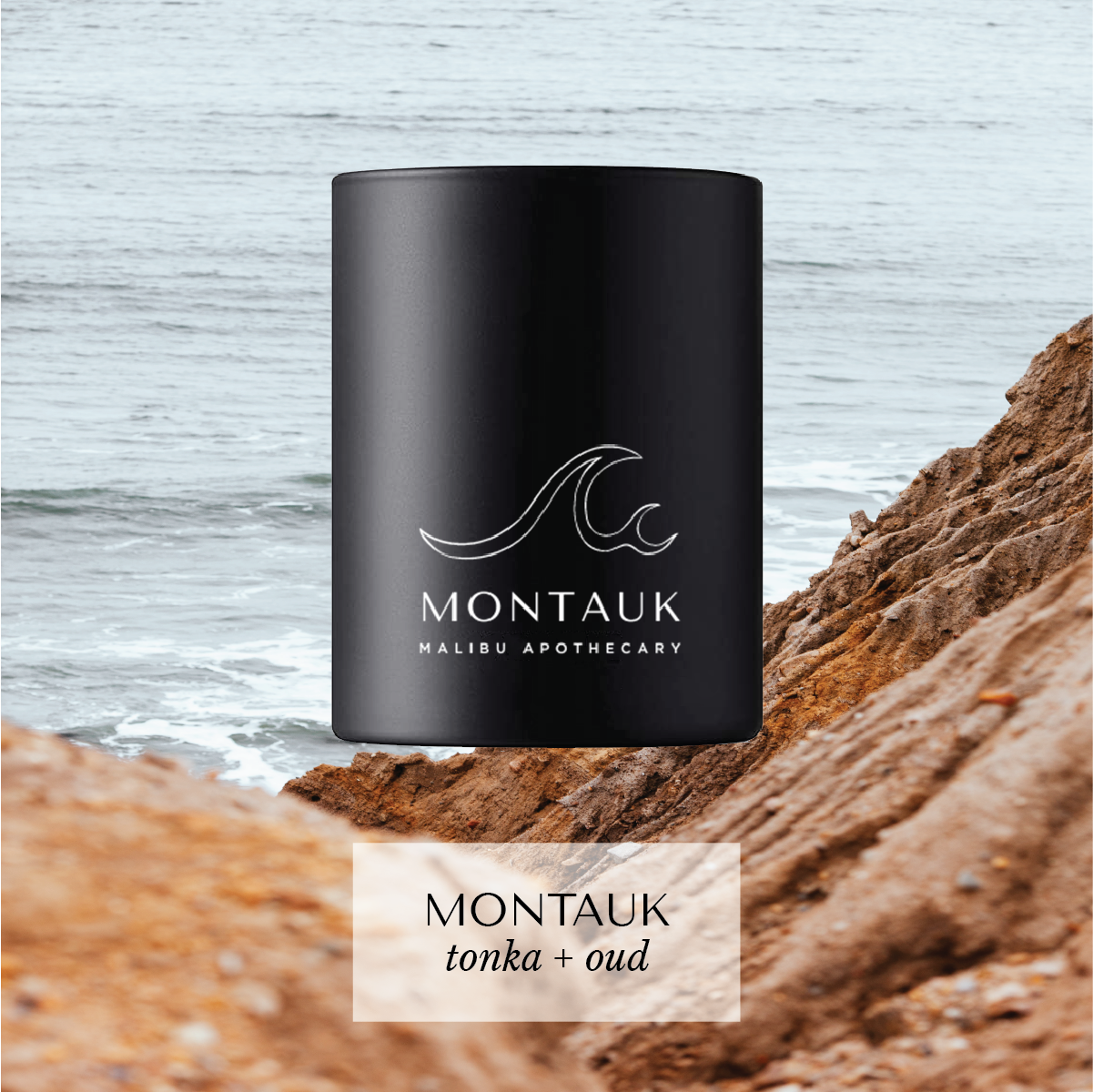 Matte Black Votive Candle