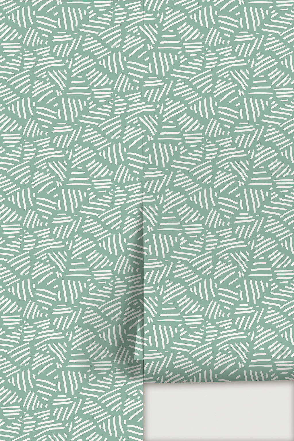Simple Stripes Wallpaper, mint