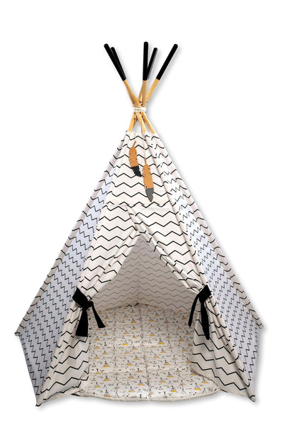 XL Teepee Tent & Play Mat Set