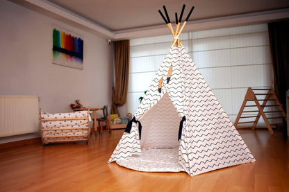 XL Teepee Tent & Play Mat Set