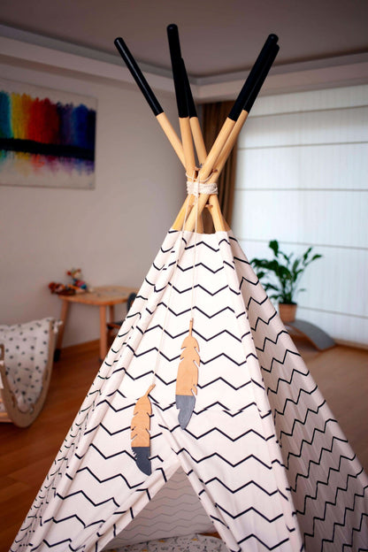 XL Teepee Tent & Play Mat Set