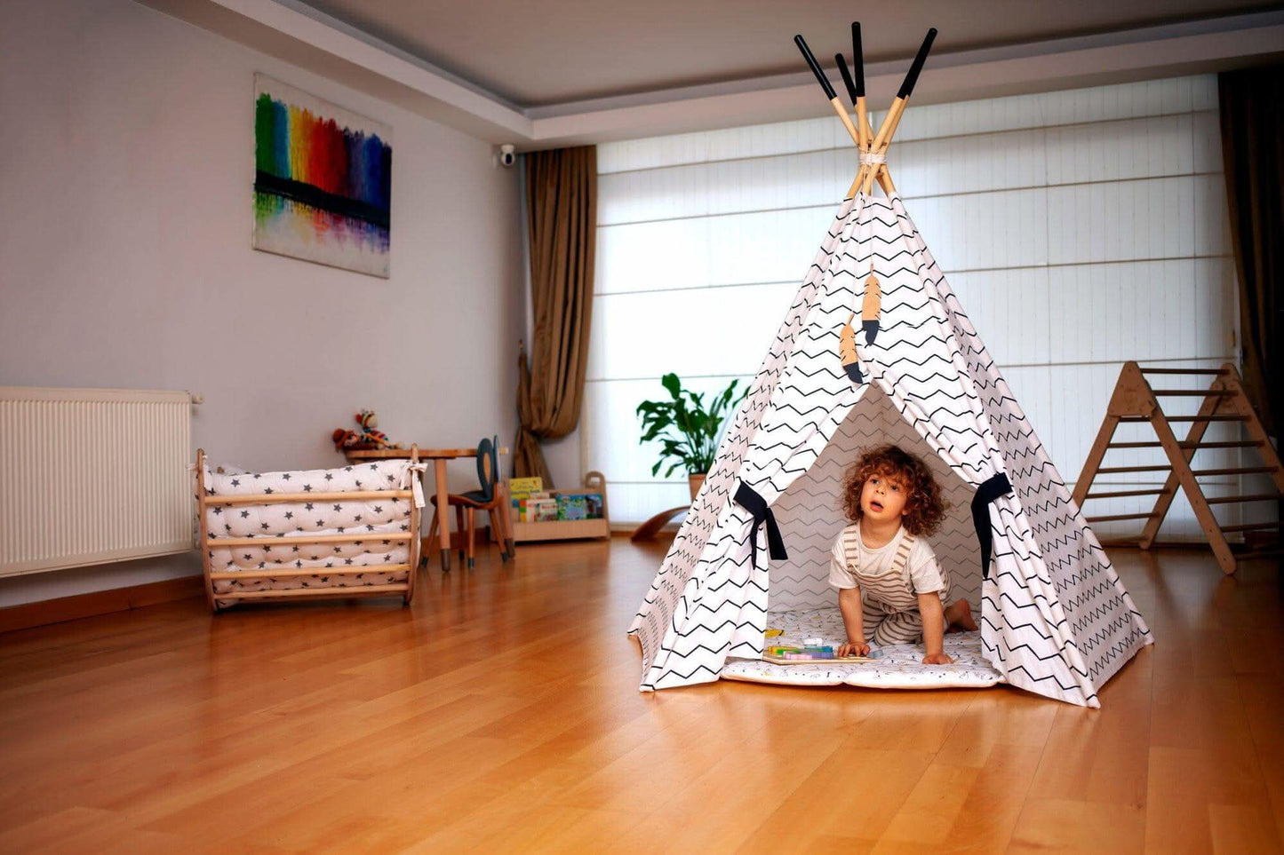 XL Teepee Tent & Play Mat Set