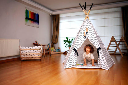 XL Teepee Tent & Play Mat Set