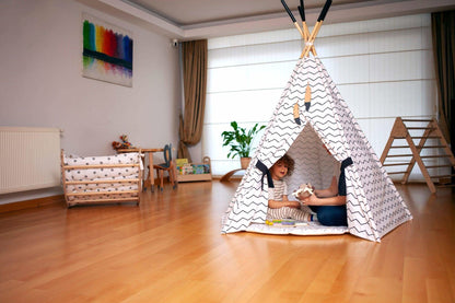 XL Teepee Tent & Play Mat Set