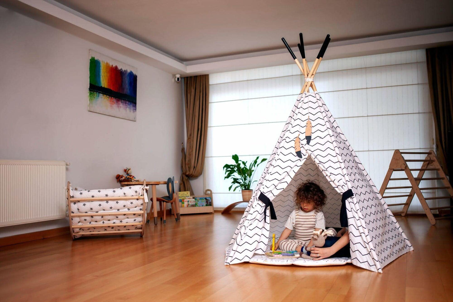 XL Teepee Tent & Play Mat Set