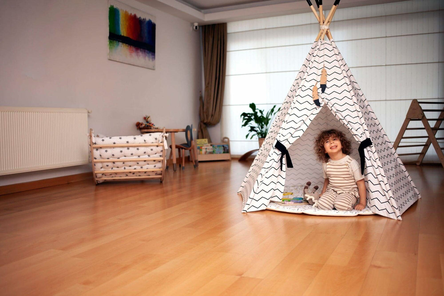 XL Teepee Tent & Play Mat Set