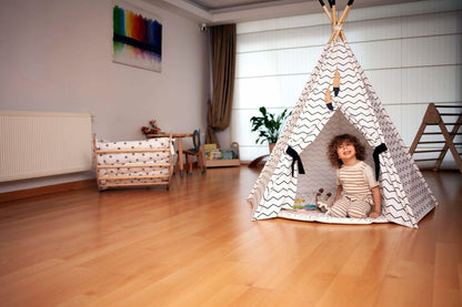 XL Teepee Tent & Play Mat Set