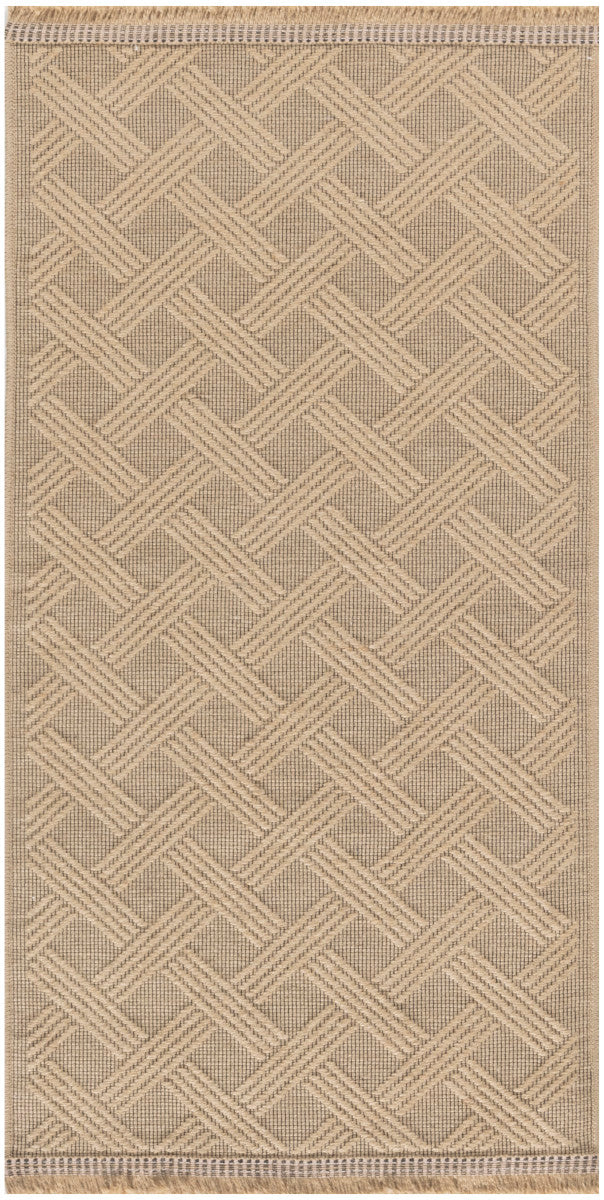Nourison Jute Loom Woven Natural Machine Washable Rug - 2' x 4'