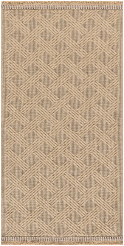 Nourison Jute Loom Woven Natural Machine Washable Rug - 2' x 4'
