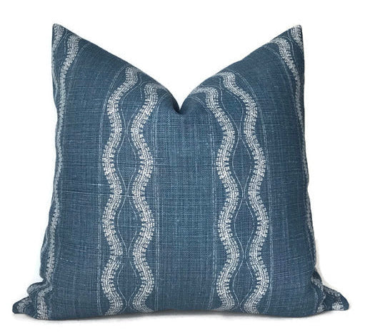 Zanzibar Pillow in Indigo Blue