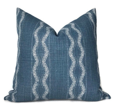 Zanzibar Pillow in Indigo Blue