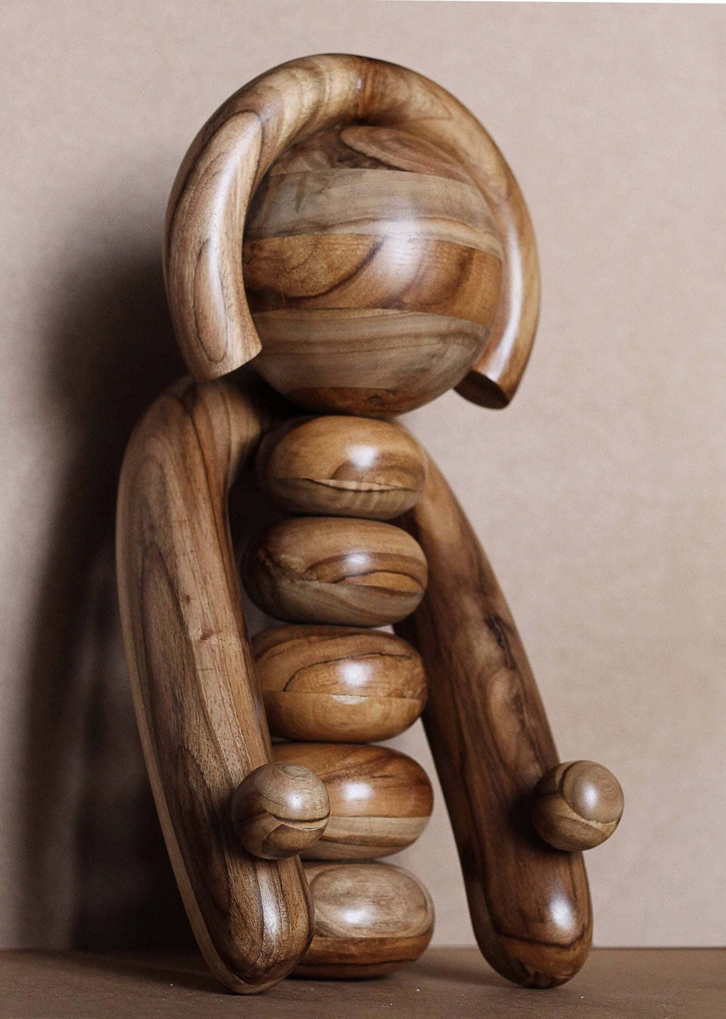 EARTH Totem - Wooden Sculpture