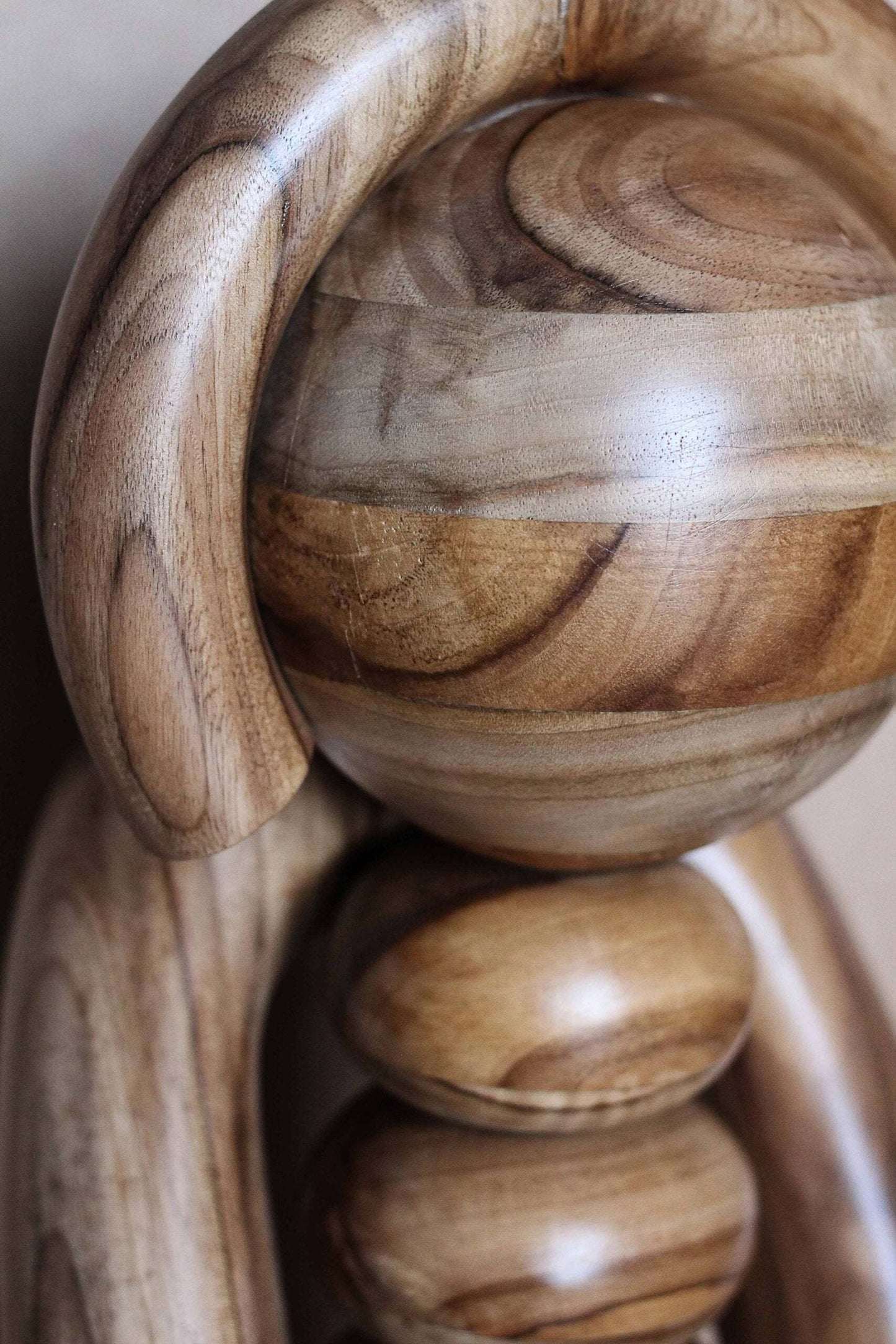 EARTH Totem - Wooden Sculpture