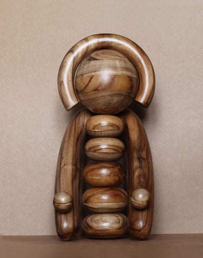 EARTH Totem - Wooden Sculpture
